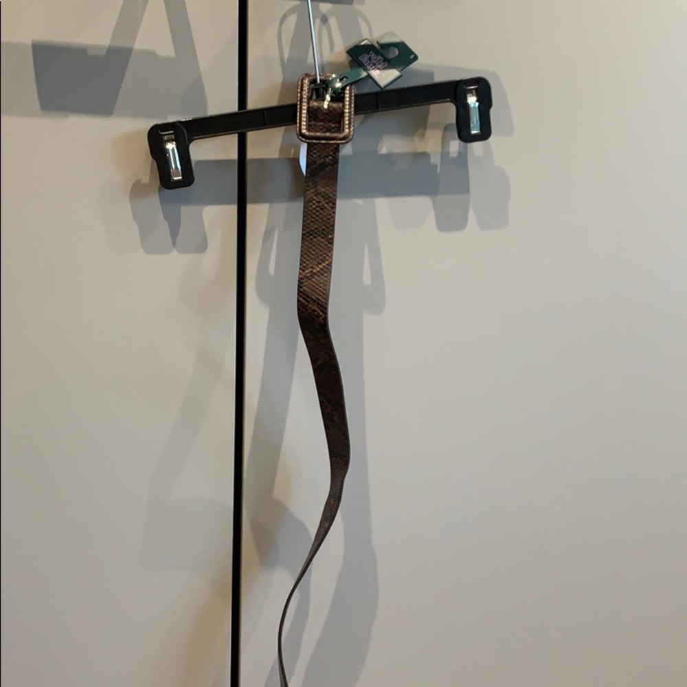 Snakeskin belt